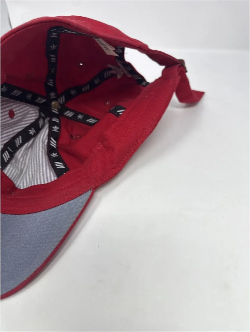 Adidas Logo Men’s Strapback Hat - Red